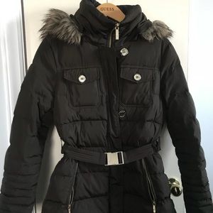 Michael Kors Belted Puffer Jacket